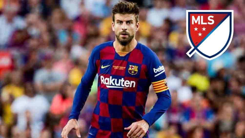 Gerard  Piqué, durante un duelo con el Barcelona