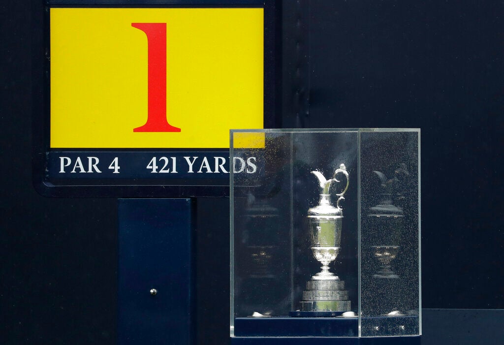 El trofeo de The Open