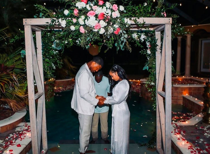 Imagen de la boda de Jameis y Breion