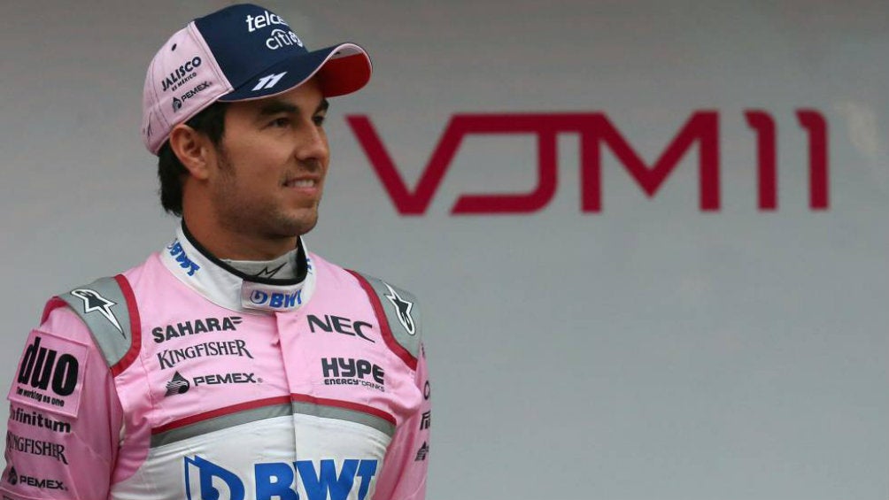 Checo Pérez previo a una carrera