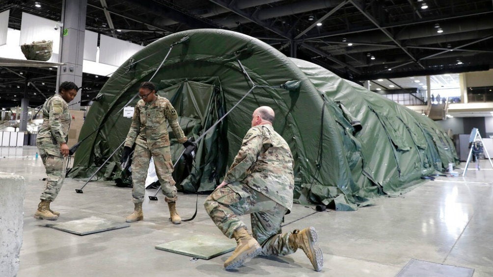 Más de un millar de militares de EEUU padecen coronavirus