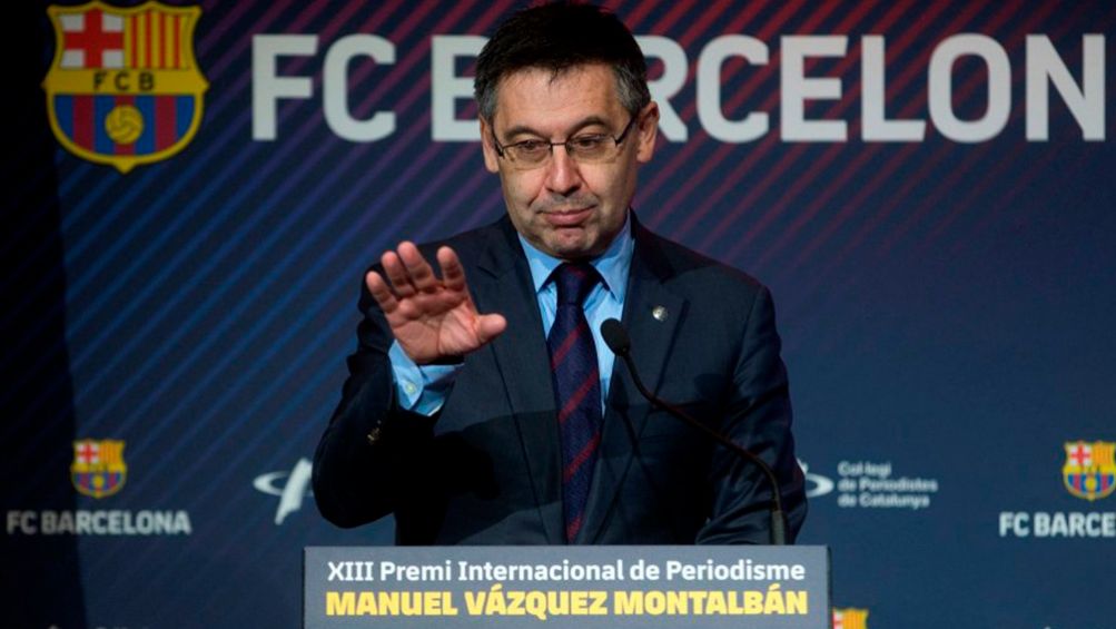 Josep Maria Bartomeu, en un evento público