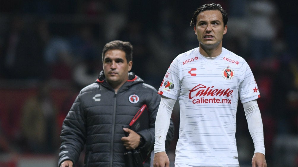 Cubo Torres durante un partido de Xolos