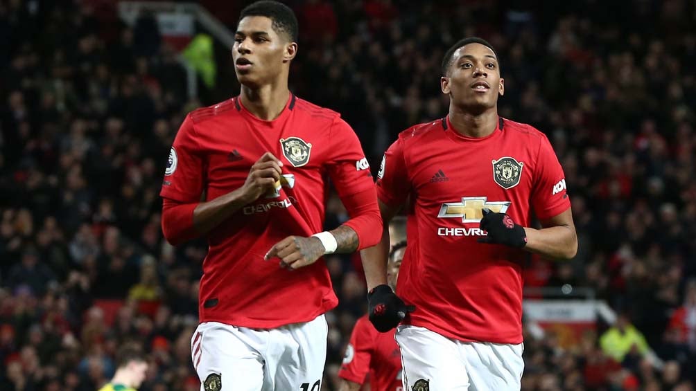 Jugadores del Manchester United en la Premier League