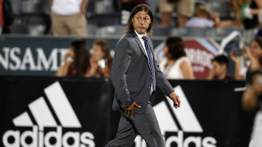 Matías Almeyda dirigiendo en la MLS