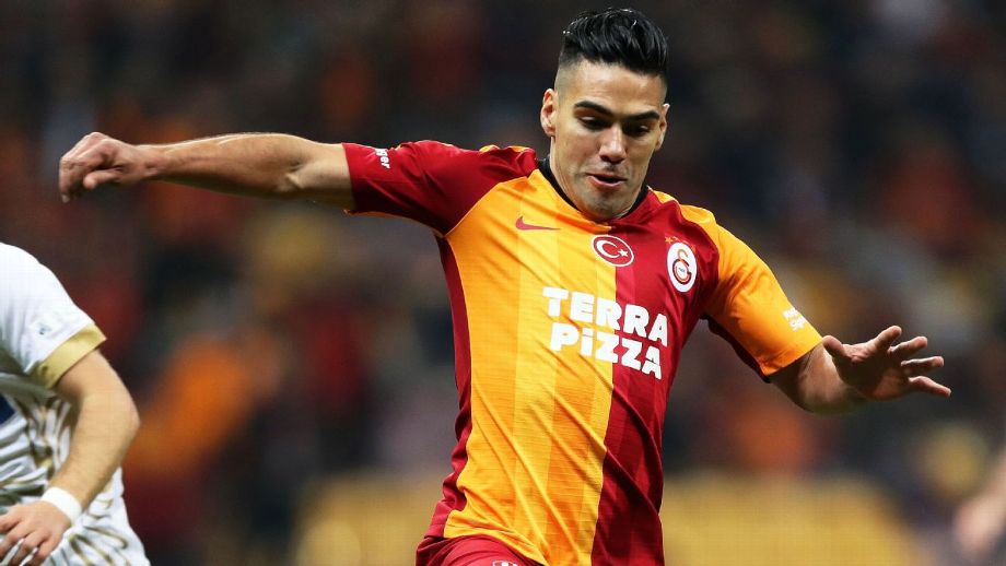 Falcao, durante un juego del Galatasaray