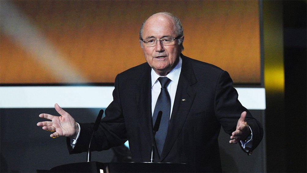 Joseph Blatter durante un evento de FIFA