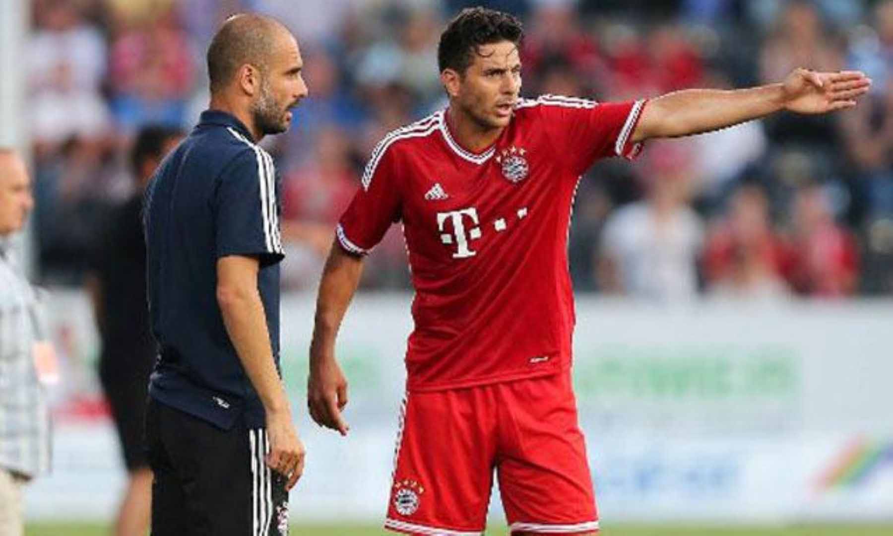 Guardiola y Pizarro en un duelo de los Bávaros