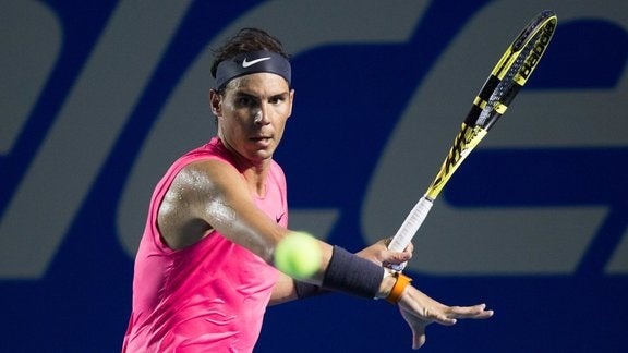 Rafael Nadal en competición