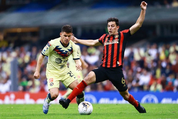 Acción en el América vs Atlanta United