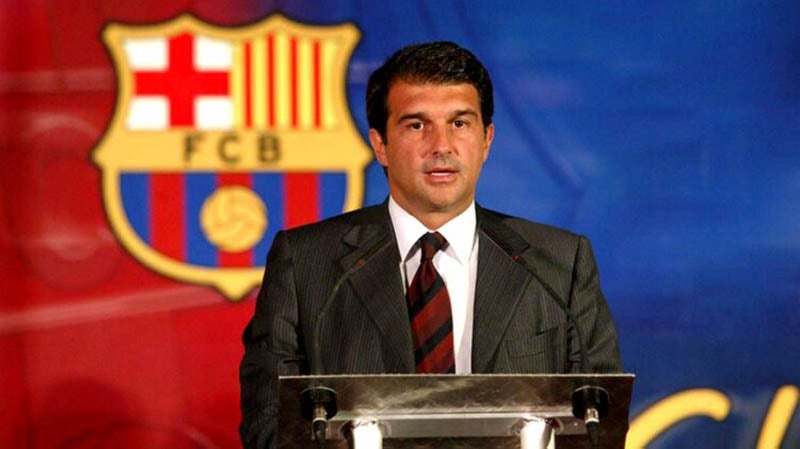 Laporta durante su paso por la directiva del Barcelona 