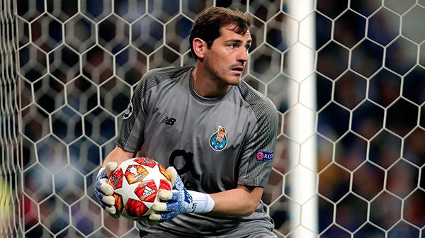 Iker Casillas, en un partido del Porto