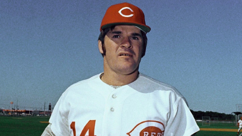 Pete Rose, exjugador de los Reds de Cincinnati