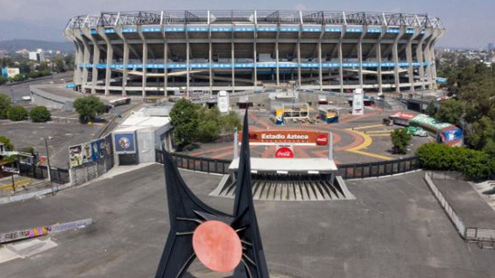 Panorámica del bello Estadio Azteca