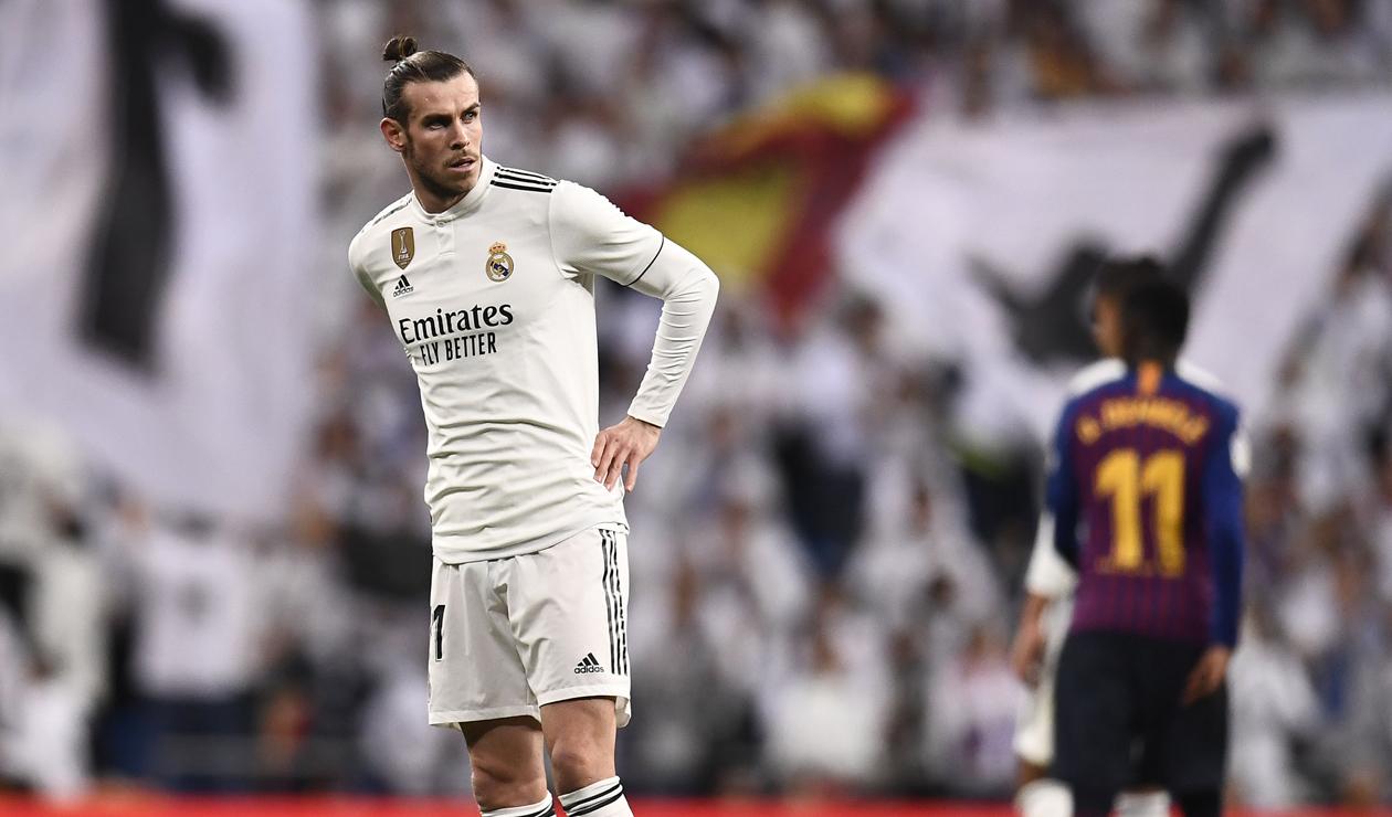 Bale durante un Clásico de España 