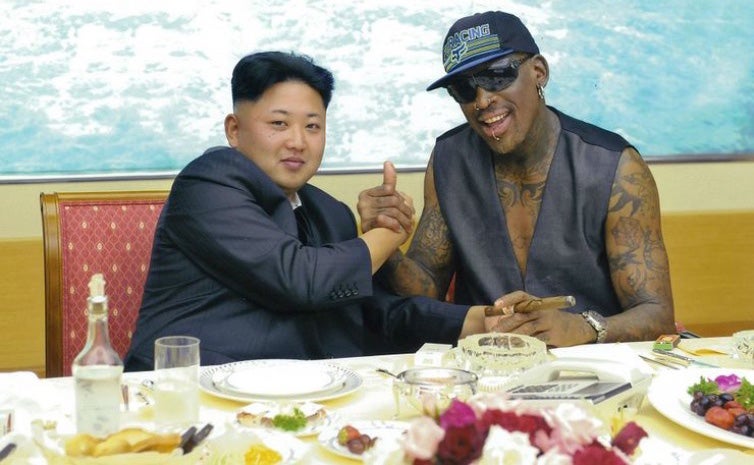 Rodman lleva una buena relación con el dictador norcoreano