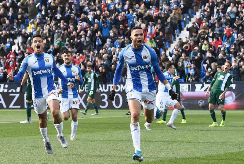 Leganés en partido de La Liga