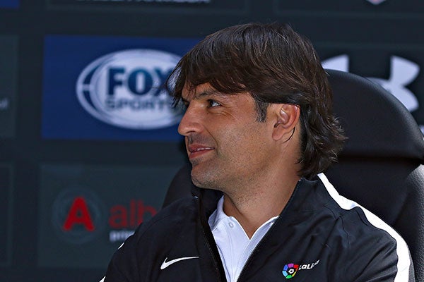 Fernando Morientes en un evento de La Liga en México 