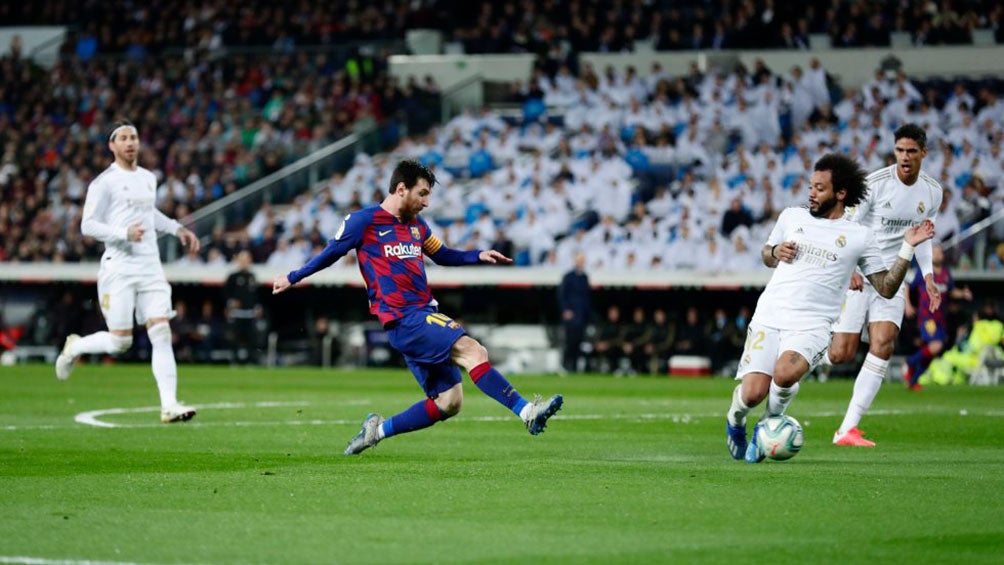 Messi, en el Clásico español