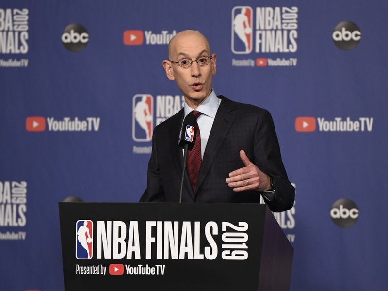 Adam Silver, en conferencia de prensa