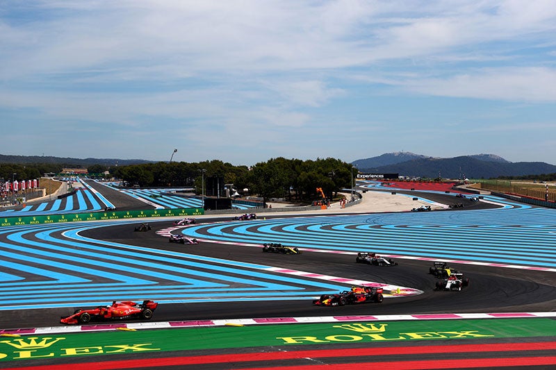 Acciones en el GP francés