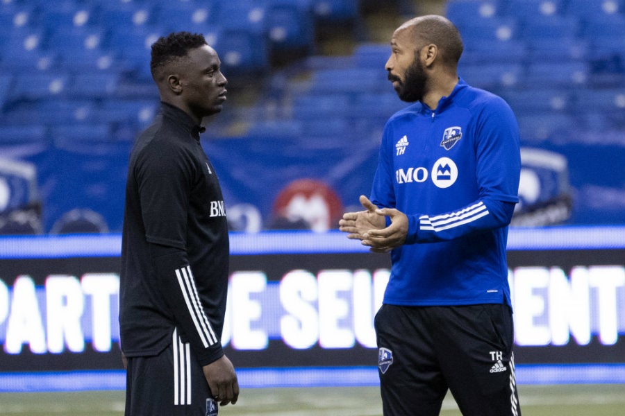 Thierry Henry como técnico del Montreal Impact