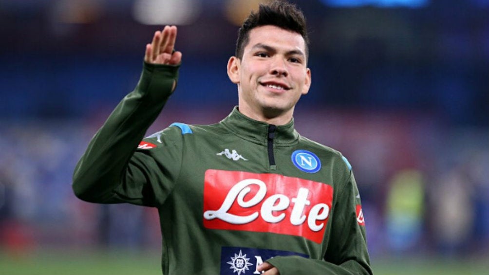 Chucky Lozano con Napoli