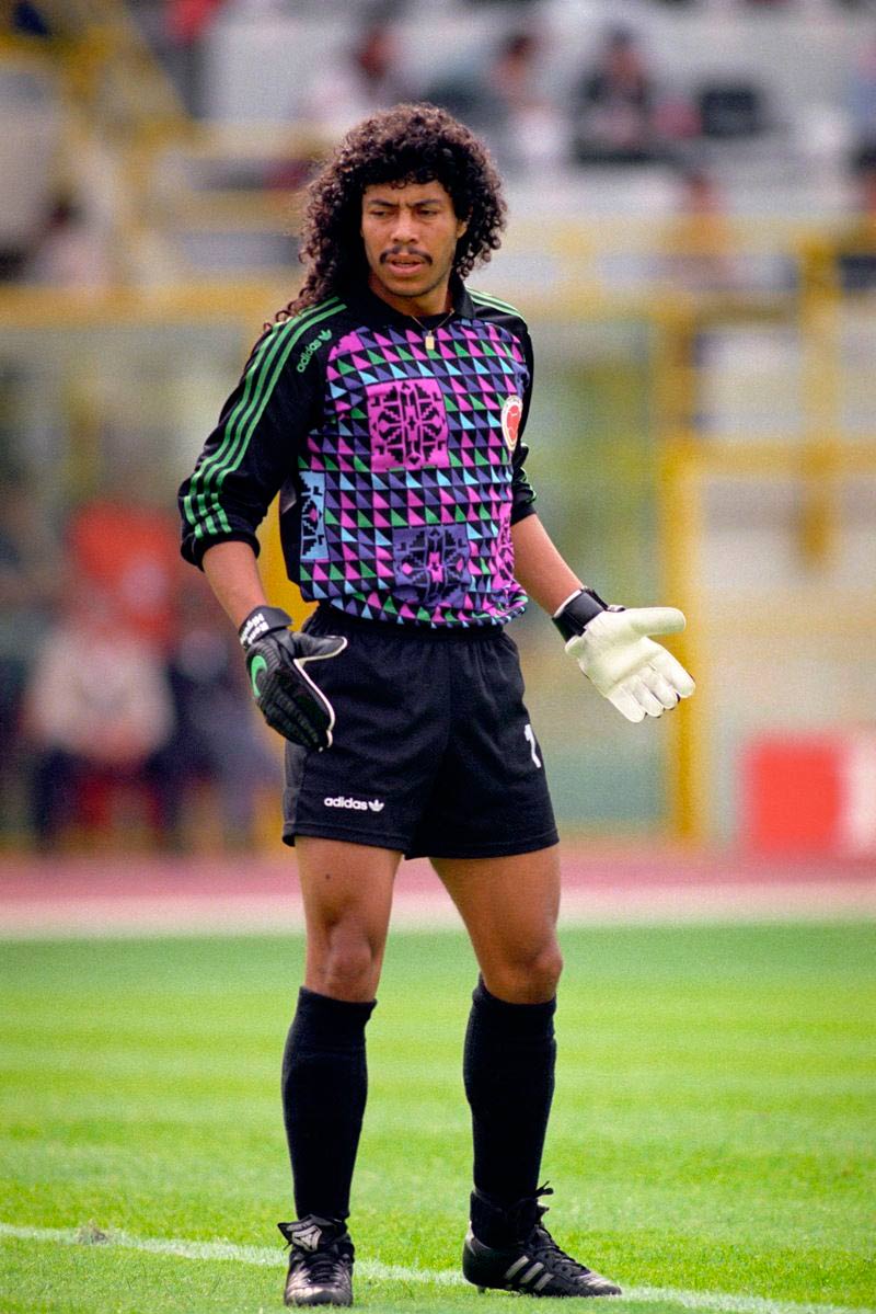 Higuita fue titular en el arco de Colombia