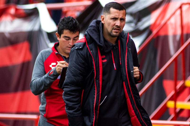 Yasser Corona, en un juego de Xolos Sub17 en 2019