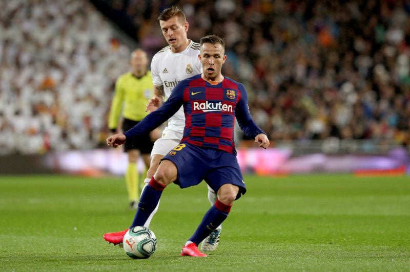  Arthur Melo durante el Clásico de España 