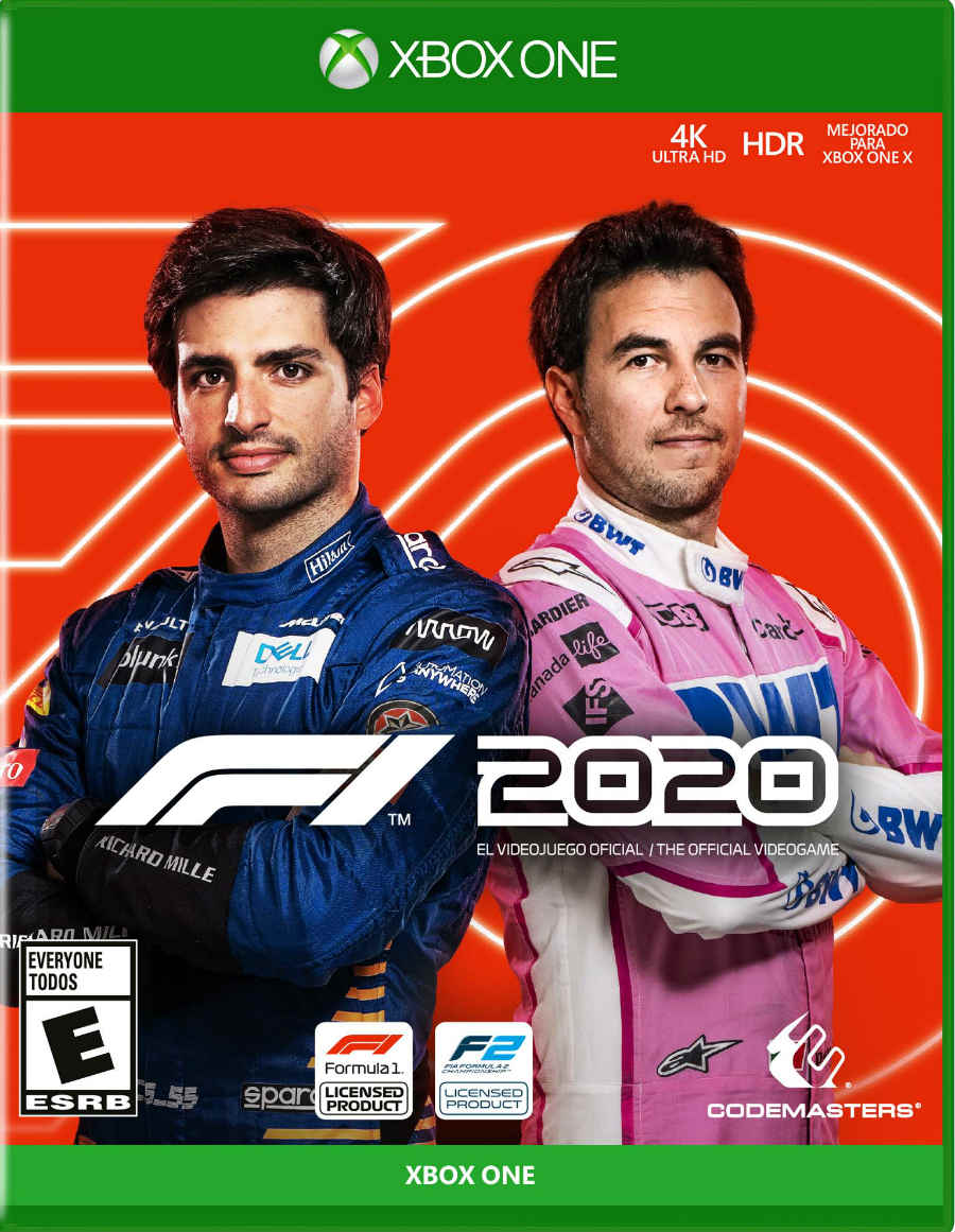 La portada del videojuego con Checo