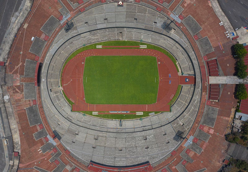 Panorámica del Estadio Olímpico Universitario