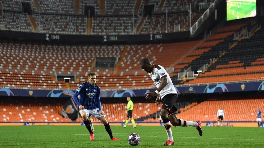 Partido entre Valencia y Atalanta a puerta cerrada