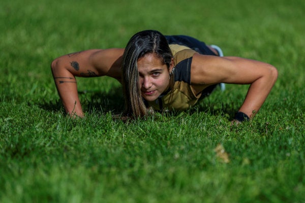 La futbolista venezolana del Atlético de Madrid Deyna Castellanos