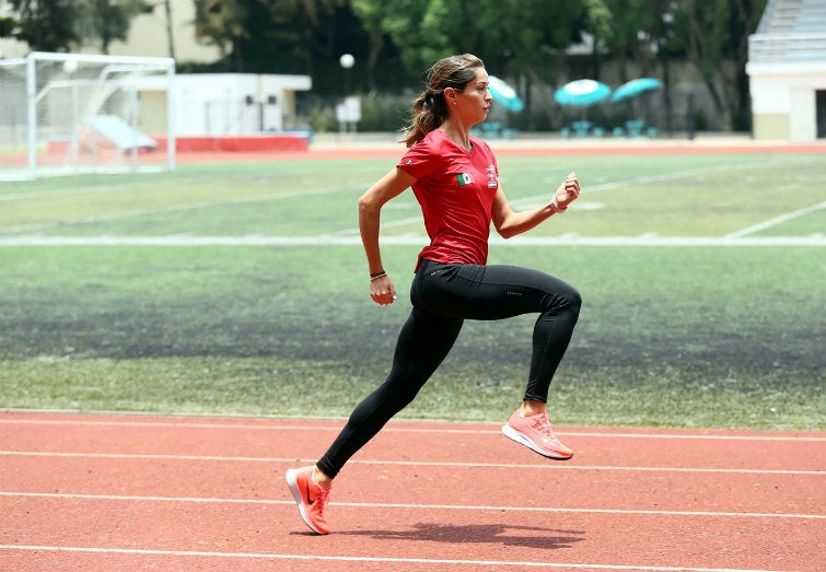 Atleta en entrenamiento