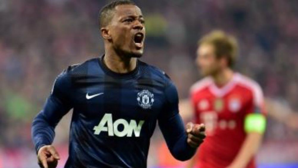 Patrice Evra como jugador del Manchester United