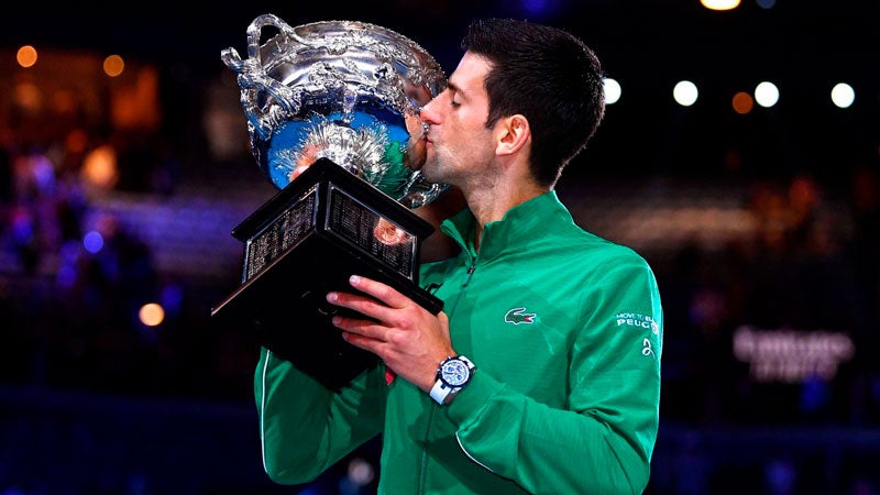 Novak Djokovic, actual campeón del Abierto de Australia