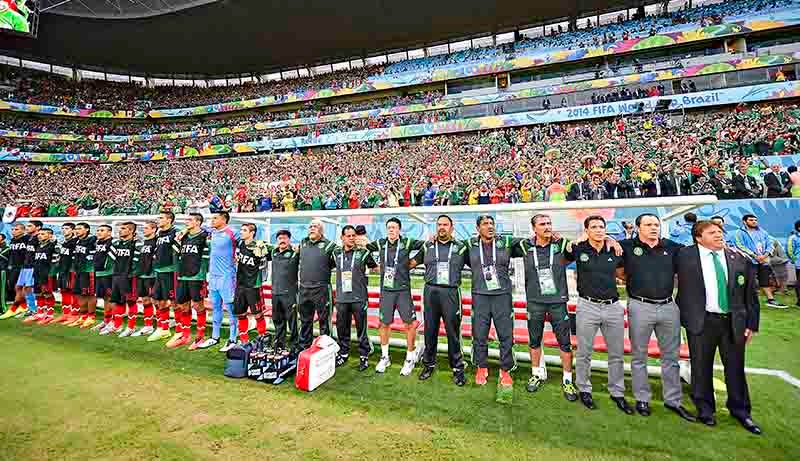 Elementos de la Selección Mexicana previo a un duelo en Brasil 2014