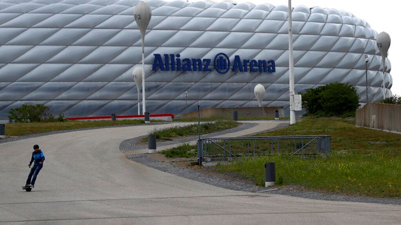 Vista de estadio del Bayern Munich