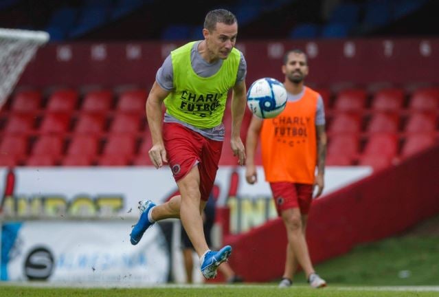 Abraham en un entrenamiento del 'Tibu'