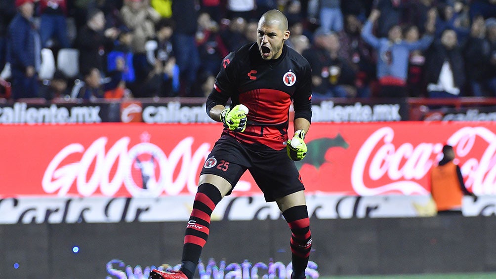 Gibrán Lajud en partido con los Xolos