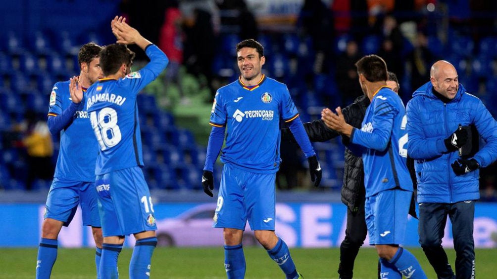 Getafe en partido de La Liga