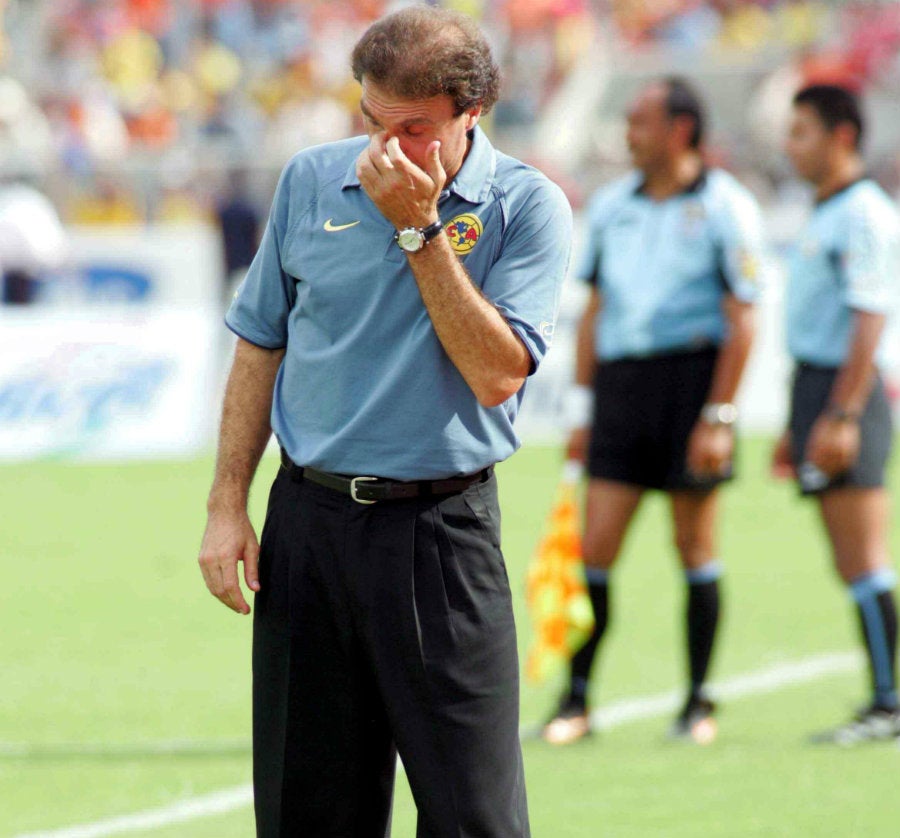 Óscar Ruggeri como técnico del América