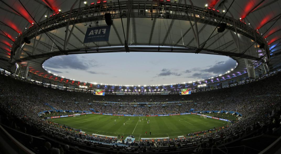 Vista del interior del estadio Maracaná