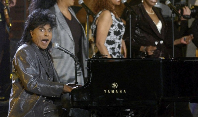 Little Richard en un concierto 