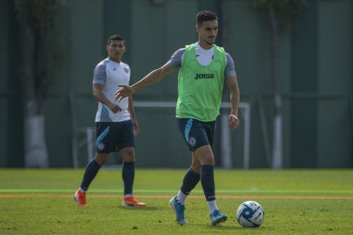 Stephen Eustáquio durante un entrenamiento de La Máquina