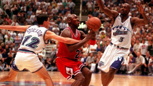 Jordan se enfrenta a Stockton y Malone