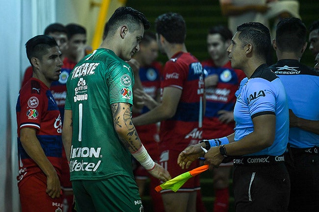 Gudiño, antes de un duelo de Chivas