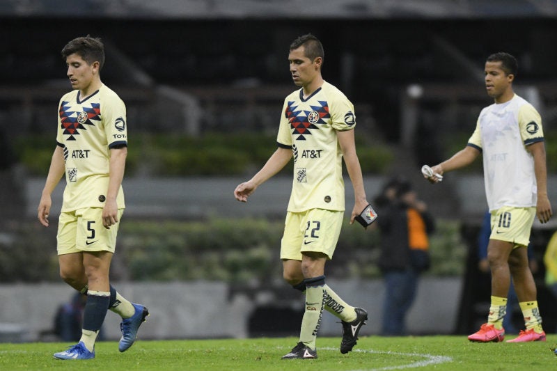 Paúl Aguilar en el Estadio Azteca