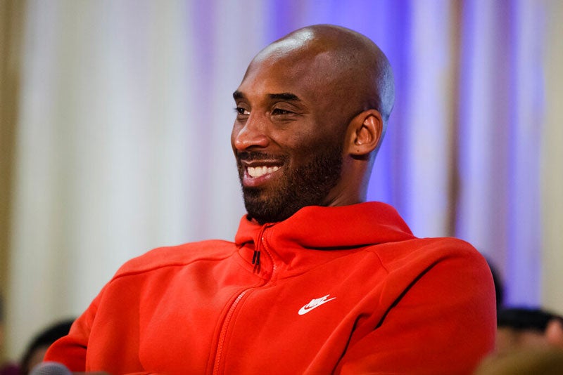 Kobe Bryant durante un evento